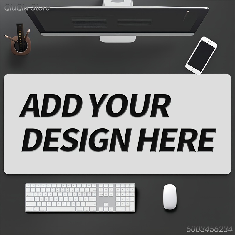Home Office Desk Ideas - แผ่นรองเมาส์เกมมิ่งแบบกำหนดเอง ปรับแต่งได้ พร้อมอัพโหลดรูปภาพ แผ่นรองโต๊ะขนาดใหญ่สำหรับสำนักงานและบ้าน เหมาะเป็นของขวัญวันเกิด