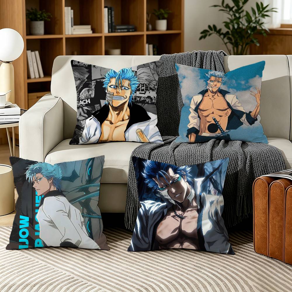 Home Office Bleaching - ปลอกหมอน B-Bleachs Grimmjow Jaegerjaques สำหรับโซฟา ห้องนั่งเล่น