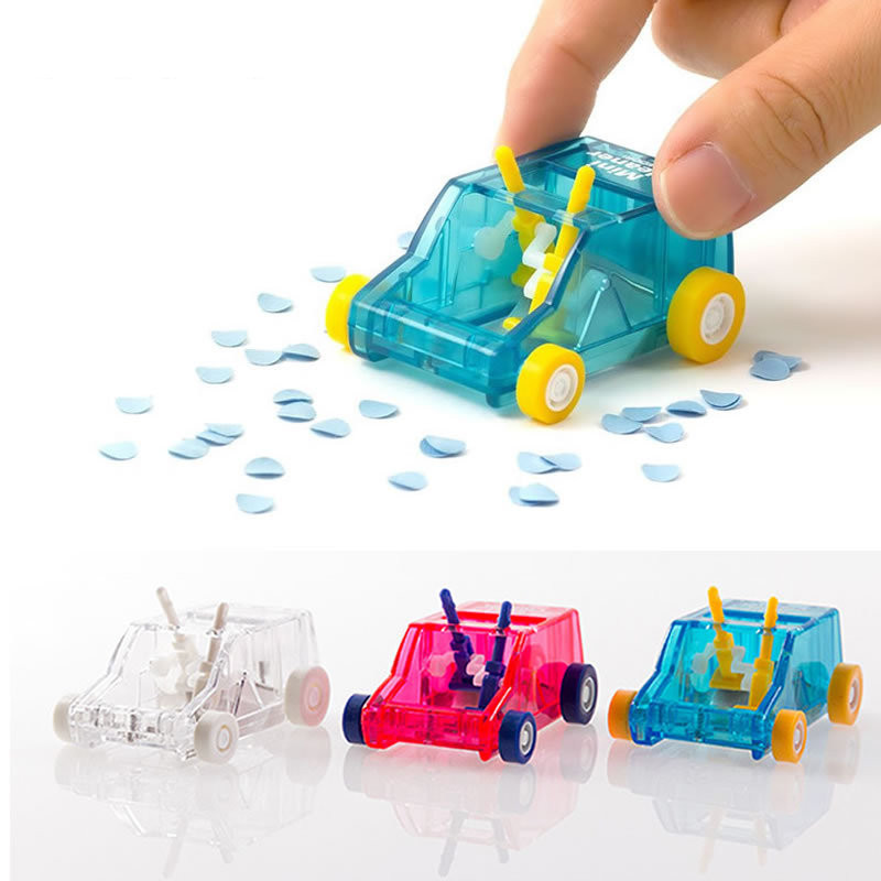 Home Office Organization - มินิเดสก์ท็อปทําความสะอาดรถเข็นเดสก์ท็อปองค์กรดินสอ Shavings ยางลบกวาดขยะรถบรรทุก PUSH สกู๊ตเตอร์นักเรียนอุปกรณ์