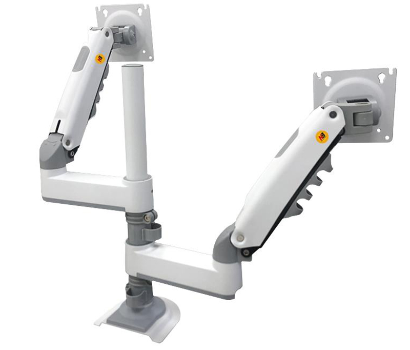 Monitor Arm Dual - ขาตั้งจอ NB New H180 แบบปรับได้เต็มที่ สำหรับจอคู่