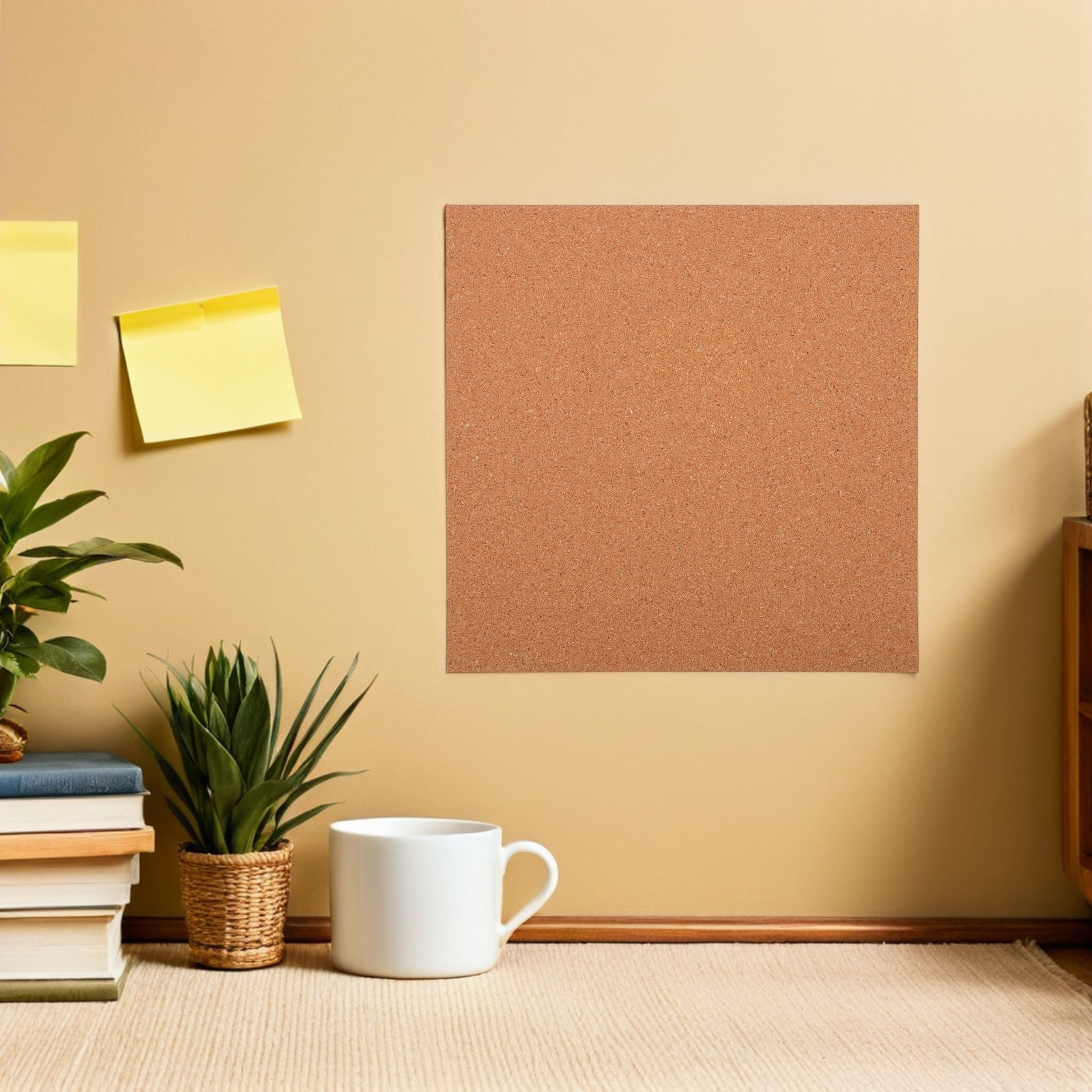 แผ่นไม้ก๊อกติดผนัง 5 แผ่น สำหร - Home Office Organization บทวิจารณ์และราคา