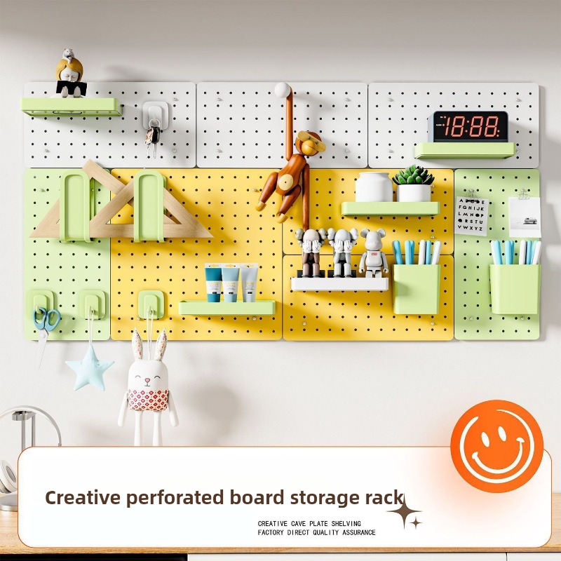หลุม DIY แผ่นโลหะห้องนั่งเล่นห - Home Office Organization บทวิจารณ์และราคา