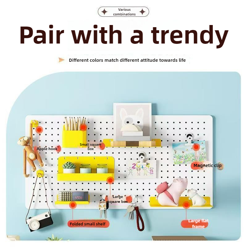 หลุม DIY แผ่นโลหะห้องนั่งเล่นห - Home Office Organization บทวิจารณ์และราคา
