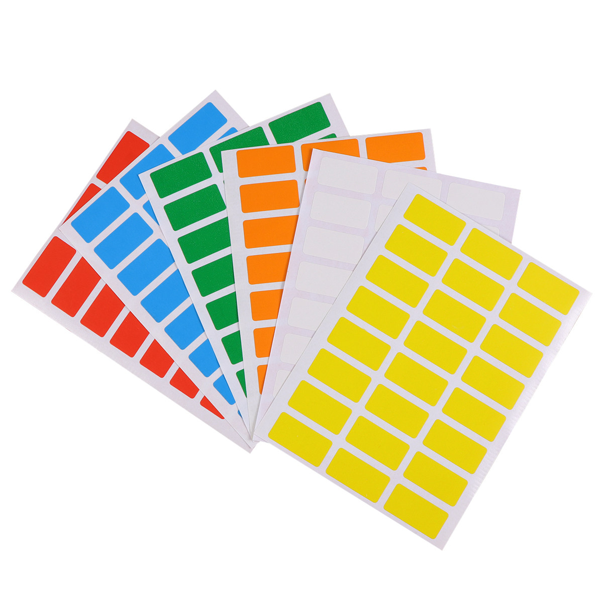 สติกเกอร์สีสันสดใสทรงสี่เหลี่ย - Home Office Organization บทวิจารณ์และราคา