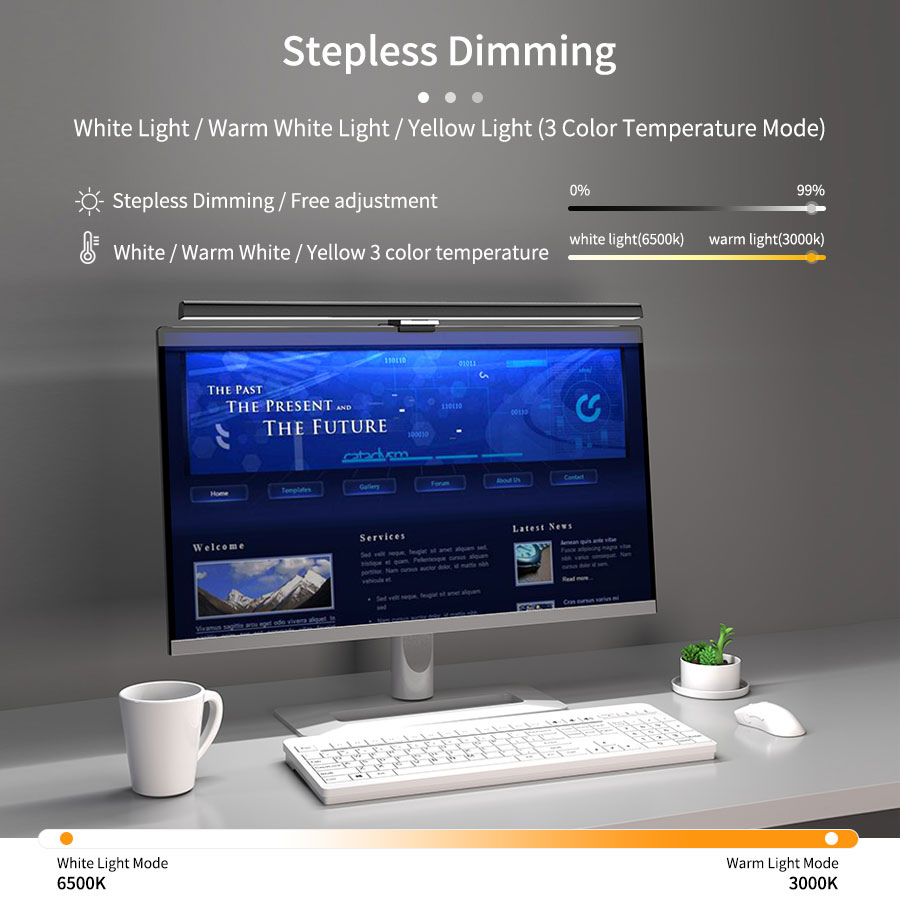 โคมไฟ LED สำหรับหน้าจอคอมพิวเต - Home Office Desk Ideas บทวิจารณ์และราคา