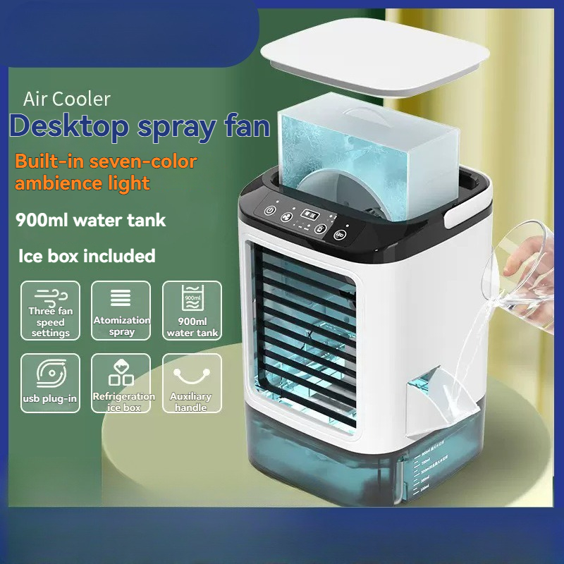 พัดลมตั้งโต๊ะขนาดเล็กแบบ USB พ - Home Office Box บทวิจารณ์และราคา