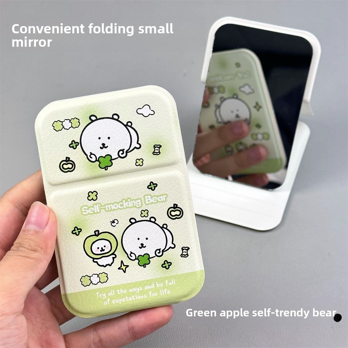 กระจกพับรูปหมีนากาโนะ กระจกแต่ - Home Office Makeover บทวิจารณ์และราคา
