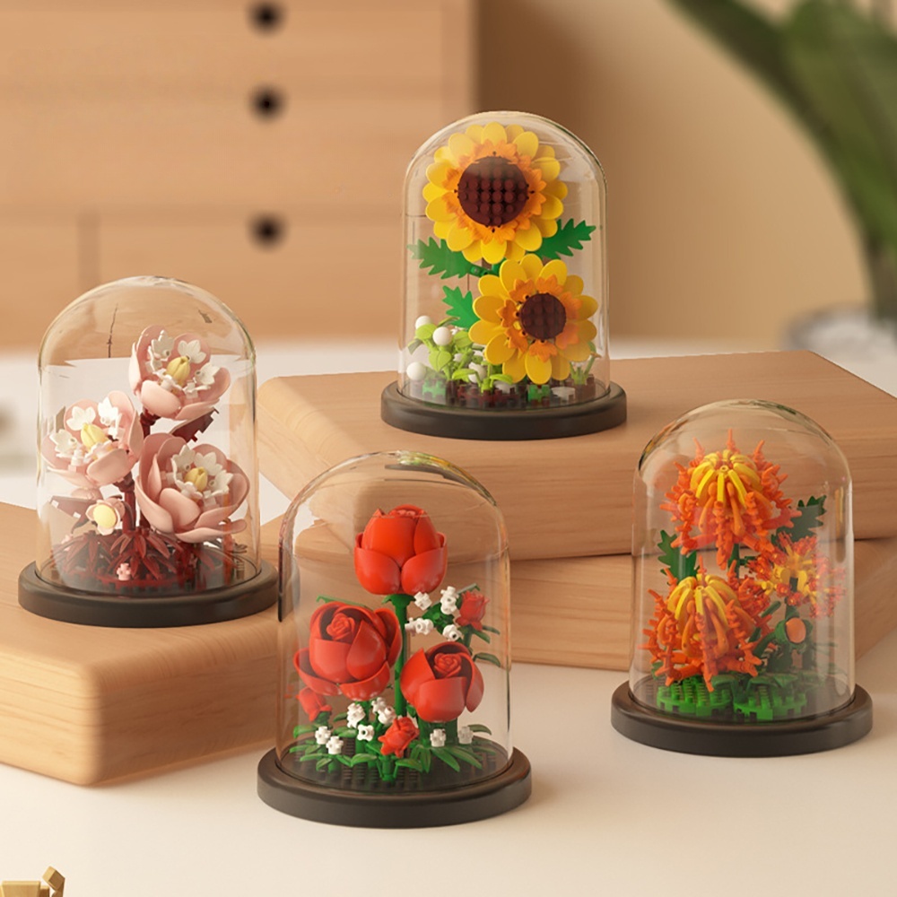 MOC Eternal Bouquet Rose Build - Home Office Pay บทวิจารณ์และราคา