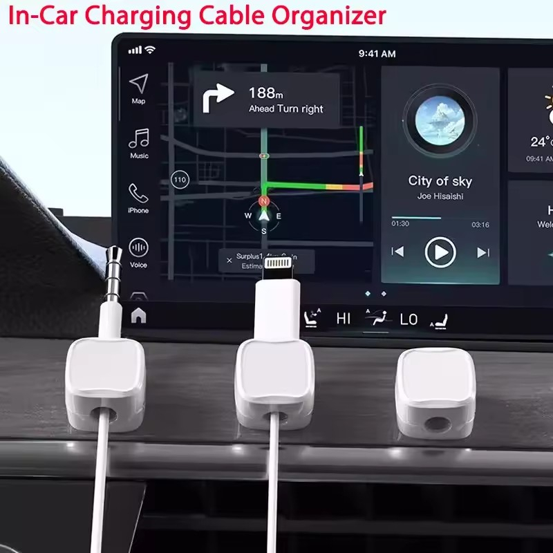 ที่หนีบสายแม่เหล็กแบบมีกาวสำหร - Home Office Organization บทวิจารณ์และราคา