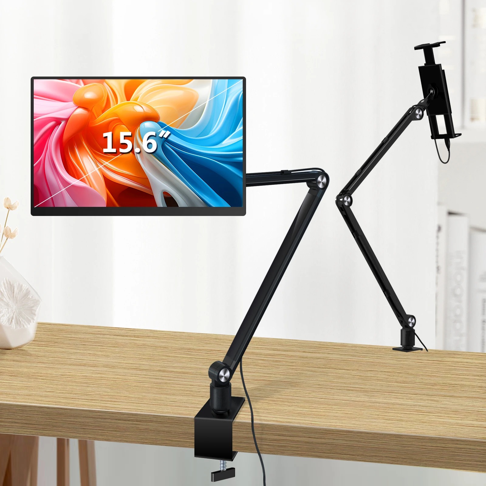 2025 แท็บเล็ตสําหรับ Ipad แบบพ - Monitor Arm Dual บทวิจารณ์และราคา