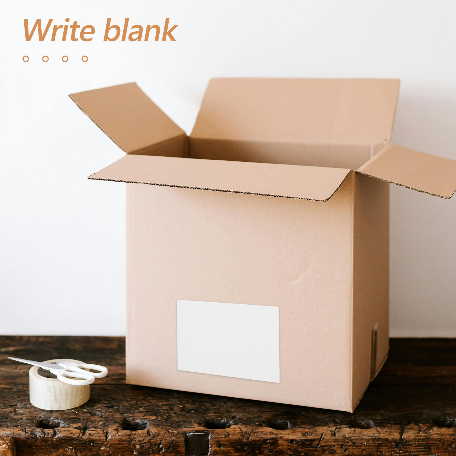 สติกเกอร์ฉลากสีขาวแบบถอดได้ 50 - Home Office Box บทวิจารณ์และราคา