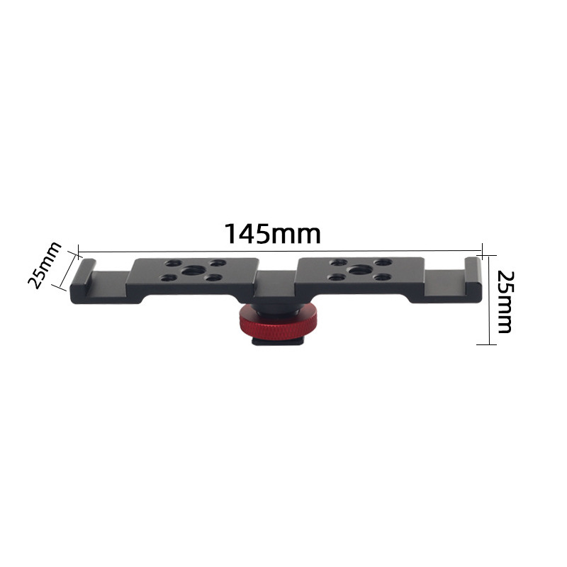 อลูมิเนียม Cold Shoe Mount Bra - Monitor Arm Dual บทวิจารณ์และราคา