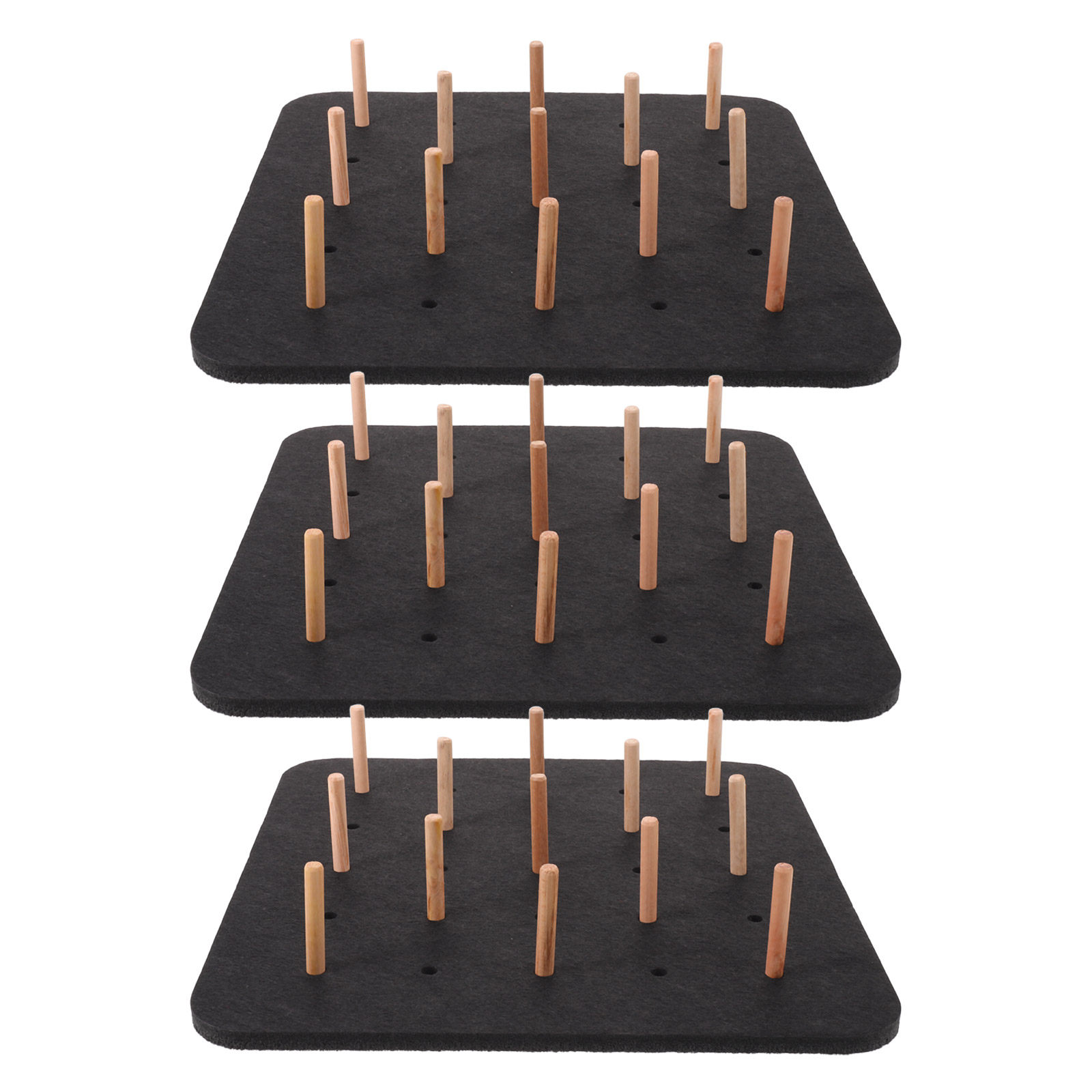 กระดานข้อความสีดำแบบสักหลาด 3  - Home Office Organization บทวิจารณ์และราคา