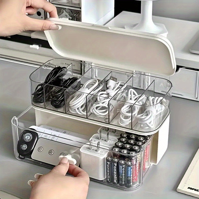 กล่องจัดระเบียบสายเคเบิลแบบโปร - Home Office Organization บทวิจารณ์และราคา