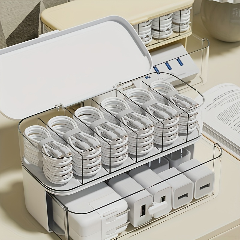 กล่องจัดระเบียบสายเคเบิลแบบโปร - Home Office Organization บทวิจารณ์และราคา