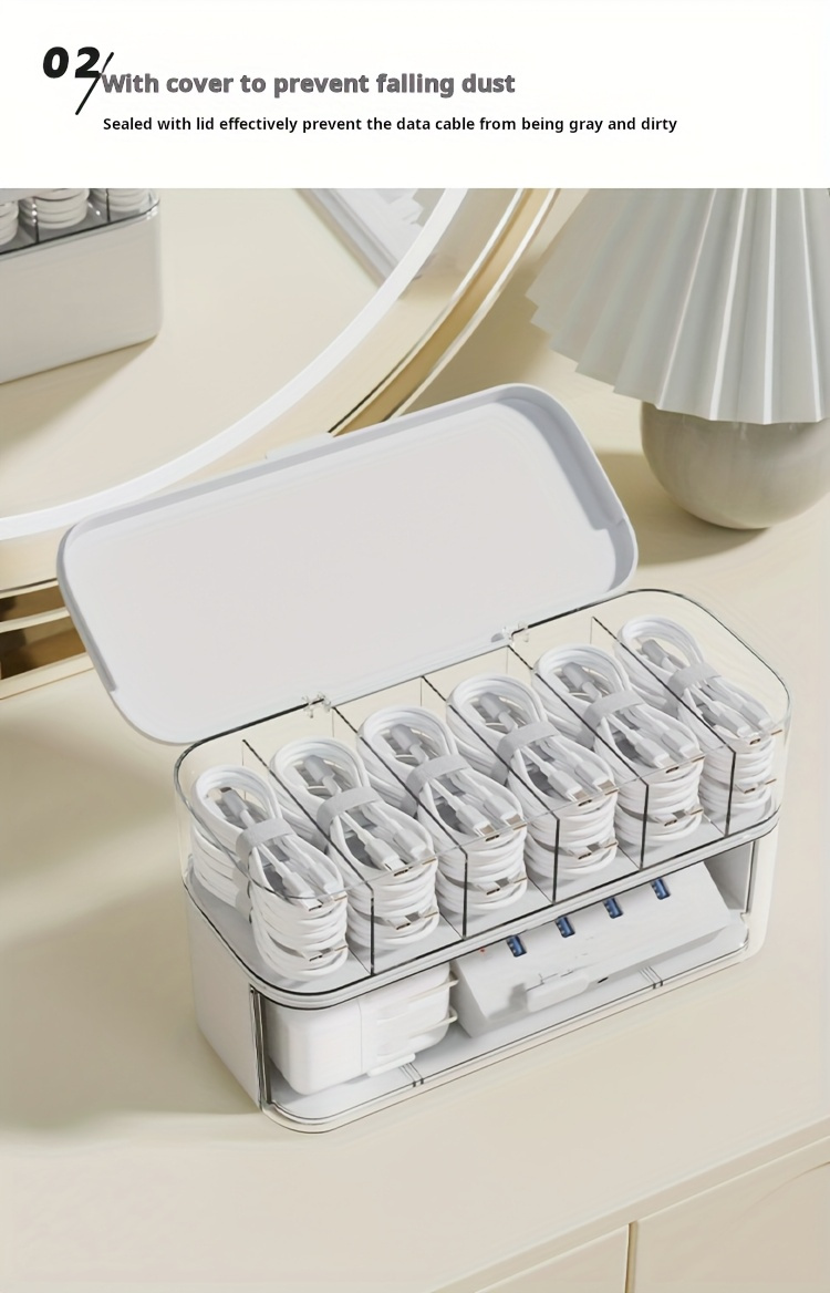 กล่องจัดระเบียบสายเคเบิลแบบโปร - Home Office Organization บทวิจารณ์และราคา