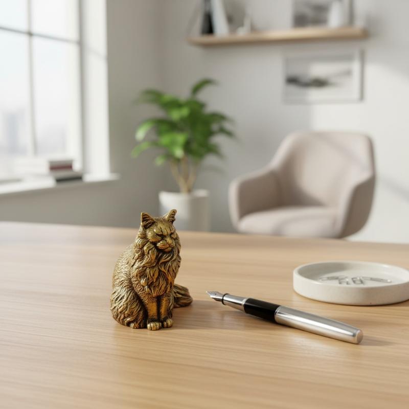 รูปปั้นแมวเมนคูนขนาดเล็ก ทำจาก - Home Office Freelancer บทวิจารณ์และราคา
