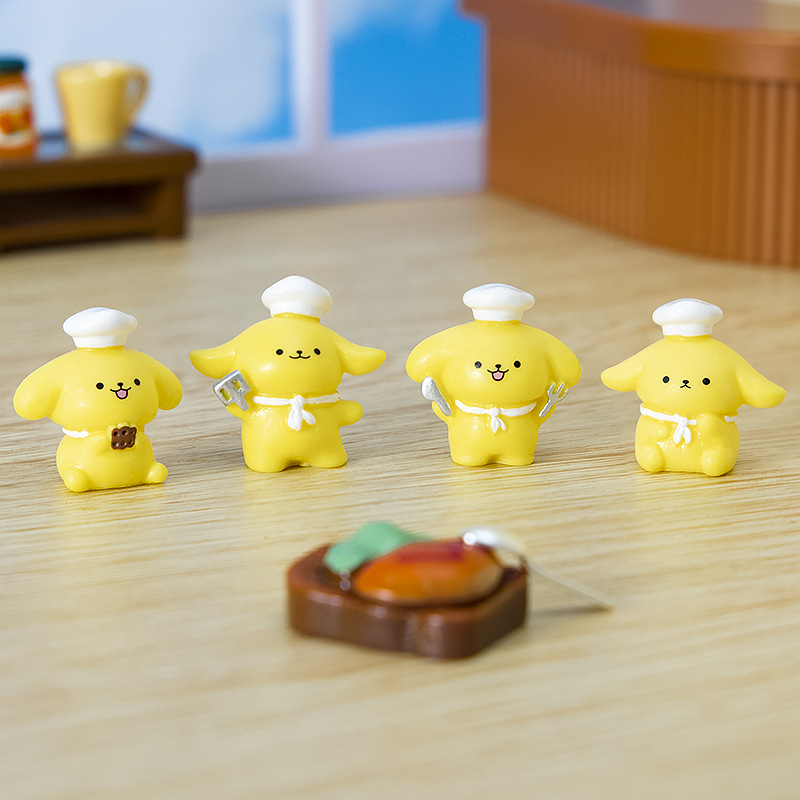 6 ชิ้น/เซ็ตน่ารักจิ๋วรูปปั้นสุ - Home Office Freelancer บทวิจารณ์และราคา