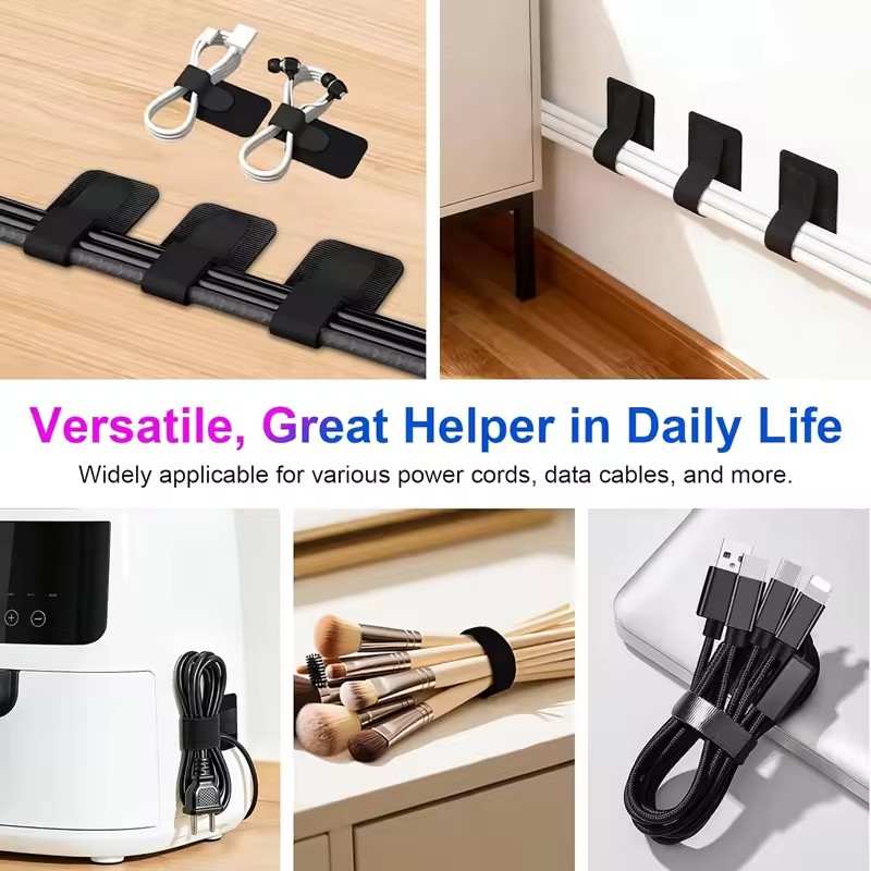 ที่ยึดสายไฟใต้โต๊ะแบบปรับได้ พ - Home Office Organization บทวิจารณ์และราคา
