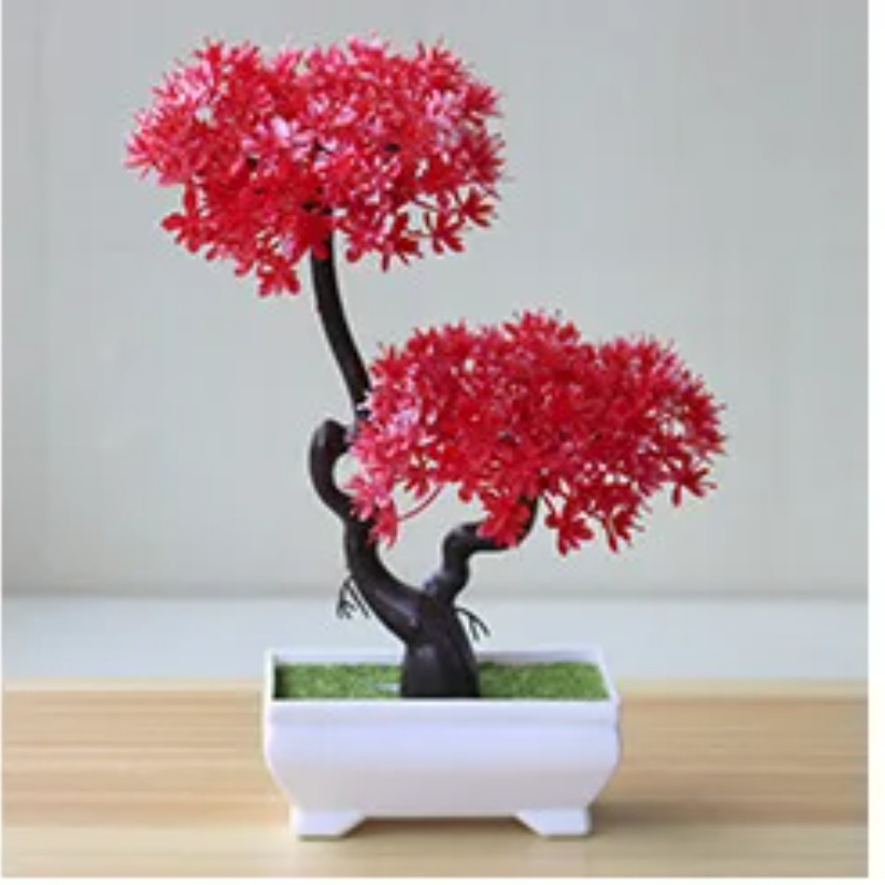 ต้นไม้ประดิษฐ์ขนาดเล็กในกระถาง - Home Office Desk Ideas บทวิจารณ์และราคา