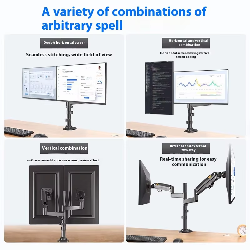 ขาตั้งจอคอมพิวเตอร์แบบคู่ อลูม - Monitor Arm Dual บทวิจารณ์และราคา
