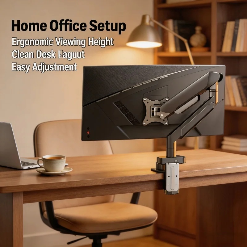 ขาตั้งจอภาพเดี่ยวสำหรับหน้าจอข - Monitor Arm Dual บทวิจารณ์และราคา