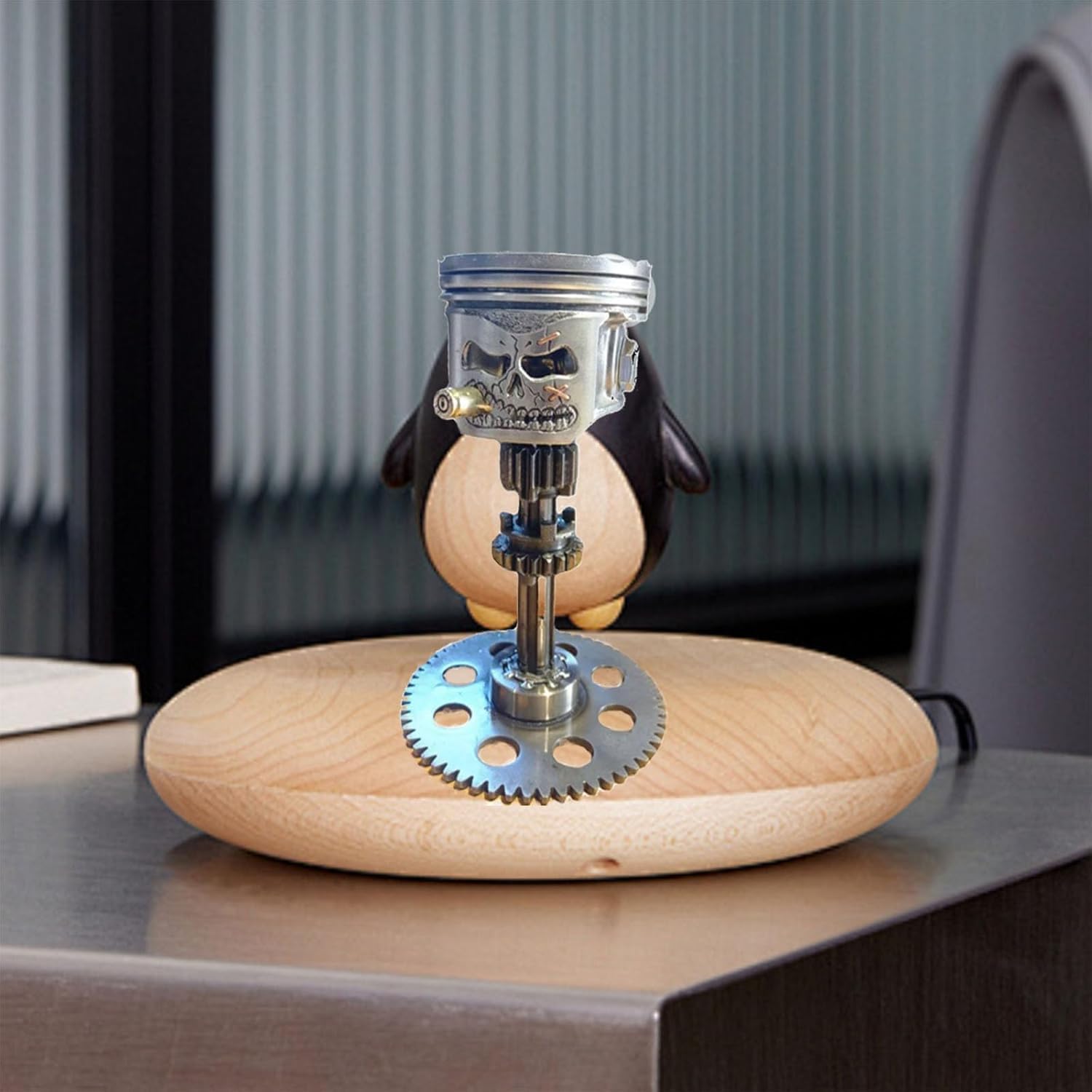 งานศิลปะโลหะทำมือ รูปปั้นหัวกะ - Home Office Desk Ideas บทวิจารณ์และราคา
